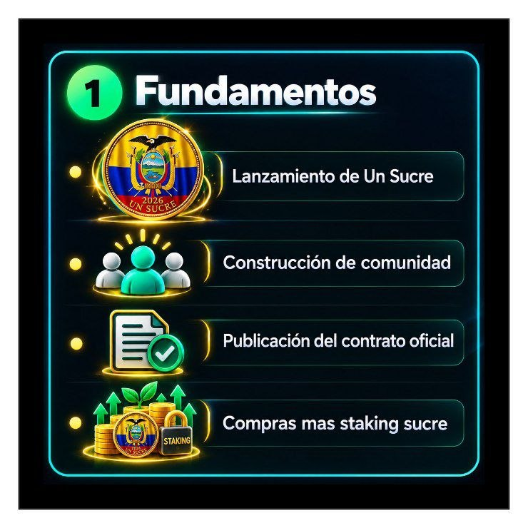 1 Fundamentos — Lanzamiento, comunidad, contrato y compras con staking